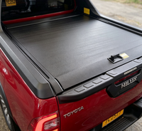 Couverture de benne rigide pliable profil bas aérodynamique pour pick-up, fixation par pince sans perçage