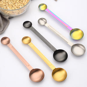 ช้อนตวงสแตนเลส<span class=keywords><strong>1</strong></span>ช้อนชาแบบหัวคู่ช้อนตักกาแฟขนาด15มล. และ5มล. - Product Image 4