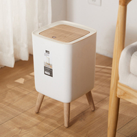 Sésame corbeille à papier poubelle poubelle poubelle en plastique Mini poubelle pour maison salle de bain salon cuisine