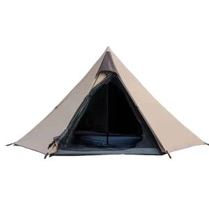 Tienda Tipis duradera para exteriores personalizada, una sola capa telescópico <span class=keywords><strong>de</strong></span> poste <span class=keywords><strong>de</strong></span> aluminio, equipo <span class=keywords><strong>de</strong></span> Camping a prueba <span class=keywords><strong>de</strong></span> mosquitos, tienda tipi - Product Image 1