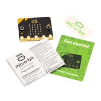 Carte microcontrôleur BBC Microbit V2 avec haut-parleur intégré, microphone, logo tactile pour l'apprentissage du codage et l'éducation STEM des enfants