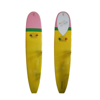 Planche de surf en résine époxy en fibre de verre avec aileron de surf Longboard pour le surf