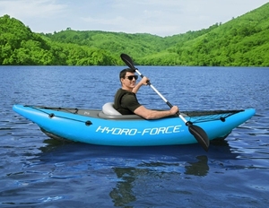 Genuino Bestway <span class=keywords><strong>gommone</strong></span> 65115 <span class=keywords><strong>gommone</strong></span> barca a remi singola persona canoa una persona barca con Paddle e <span class=keywords><strong>pompa</strong></span> - Product Image 3