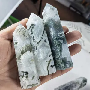 Đá Thạch Anh Tím Aquamarine Trong Suốt, Điểm Tinh Thể Thiêng Liêng, Đá Thạch Anh Tím Chữa Bệnh Tự Nhiên