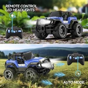 Voitures de course télécommandées SJY-618-01, échelle 1:16, 2,4 GHz, éclairage LED, camions RC tout-terrain avec boîte de rangement, SUV tout-terrain - Product Image 6