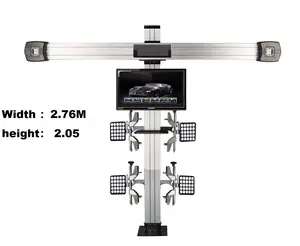 ที่มีคุณภาพสูง3D สี่ล้อจัดตำแหน่งเครื่องล้อ Aligner ระบบอุปกรณ์สำหรับราคาขาย