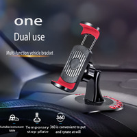 Support de Téléphone de voiture de Stationnement Temporaire Numéro de Téléphone Plaque 360 Degrés Rotatif Tableau De Bord Support De Téléphone Portable