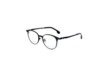 Gafas Superovo Unisex Anti-Blue Light Pure Titanium Full-Rim, ligeras, estilo Glam, patrón de impresión, gafas ópticas doradas para
