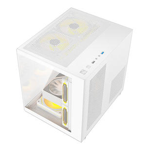 Gabinete de <span class=keywords><strong>PC</strong></span> Prism para Juegos de Escritorio con Panel Lateral de Vidrio Templado y Refrigeración Líquida - Product Image 1