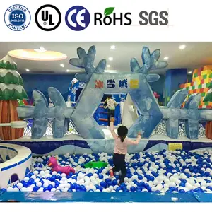 Didi Ice Thematik Kinder Labyrinth Rutsche Spiel-Set Ball-Pit Kind Indoor-Gym Multifunktions-Innenraum-Spielplatz