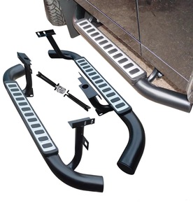 Escalones laterales de estribo de acero 4x4 para Land Rover <span class=keywords><strong>Defender</strong></span> 90 110 2005-2022 Kit de carrocería automática para pedales Land Rover <span class=keywords><strong>Defender</strong></span> - Product Image 5