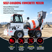 Camion malaxeur à béton autochargeur de 3 m³ de volume, très demandé