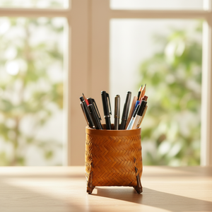 Organisateur de bureau classique en bambou fait main, multifonctionnel, mural, boîte de rangement pour salon et bureau, pour cérémonie du thé, sans <span class=keywords><strong>plastique</strong></span> - Product Image 3