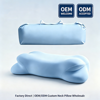 Oreiller de sommeil pliable Zeemora pour soulager la pression, design portable et pliable, utilisation double voyage et maison, OEM ODM