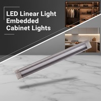 Éclairage LED encastré pour armoires, étagères, meubles de cuisine et vitrines YB1013-44-1