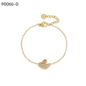 สร้อยข้อมือแฟชั่นประดับเซอร์โคเนีย P0066 สำหรับผู้หญิง เครื่องประดับคุณภาพสูง - Product Image 2