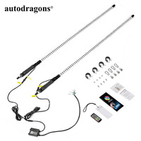 AUTODRAGONS-Fouet COB haute densité pour UTV ATV Buggy Boat Compatible avec Maverick X3 Polaris RZR
