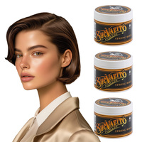 Marque privée personnalisée Forte tenue Cire pour cheveux Bord pommade de cire de couleur pour le coiffage