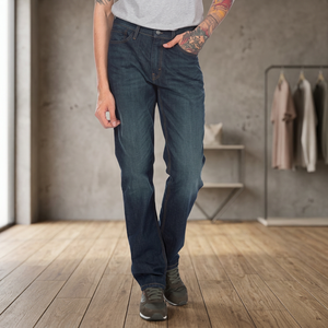 Jeans de Mezclilla para Hombre de Alta Calidad, Corte Recto, Cintura Elástica, Ajuste Relajado, Color Sólido, Formales, Casuales, Elásticos, Tallas Grandes - Product Image 2