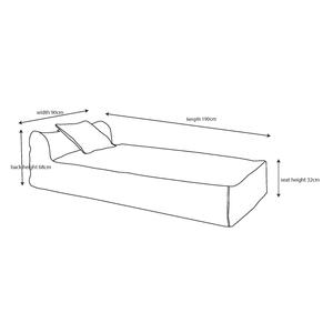 Açık fasulye torbası güneş şezlong havuz veranda şezlong fasulye torbası kapakları - Product Image 4