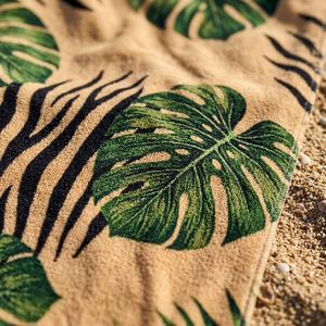 Hot Sale Summer Quick Dry Digital Printed <b>Microfiber</b> Custom Logo Free Design Lightweighted <b>Beach</b> <b>Towel</b> - Product Image 4