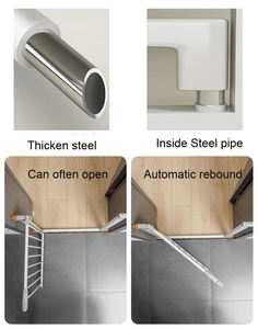 Barrière de sécurité double porte pour <span class=keywords><strong>escalier</strong></span>, en treillis de protection pour enfants, pour bibliothèque et animaux de compagnie, vente en gros - Product Image 3