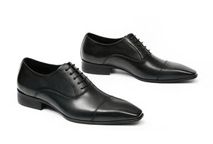 Zapatos de Cuero Vacuno para Hombre, Otoño 2026, Color Marrón, Impermeables, Ligeros, Estilo Casual de Negocios, Cómodos, Punta Redonda, Estilo Occidental - Product Image 3