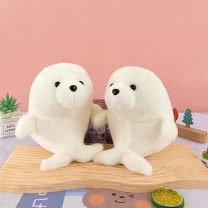 8inch Cute Pure White Sea lion Dolls Custom <strong>Plush</strong> <strong>Toy</strong> Manufacturer Soft <strong>Toy</strong> Not Stuffed Animals <strong>Plush</strong> <strong>Toys</strong> for Claw Machine <strong>Toys</strong> - Product Image 1