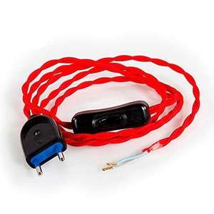 Kit di cordoncino 2x75mm, 120cm e 80cm, colore rosso; ideale per lavori manuali, cucito e progetti creativi. - Product Image 1