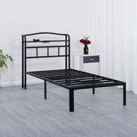 Lit simple pliant moderne et minimaliste de style économique, compact pour petits appartements, usage domestique, locations, siestes, chambres