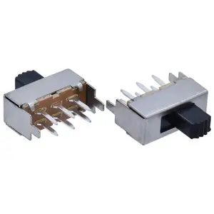 Kandens SS22F10 DIP interruttori a scorrimento 2 vie DPDT RG 6 Pin 0,5a 50V 2 p2t verticale PCB interruttore a 2 posizioni per fax