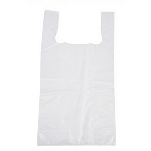 OEM ODM <b>Large</b> Capacity T-Shirt Plastic Shopping Bags <b>Extra</b> Thick PE Vest Shopping Bags For Hypermarket Wholesale Purchase - Product Image 1