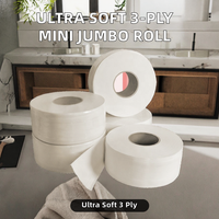 Offre Spéciale – Papier Toilette Ultra Doux 1/2/3/4 Plis en Pâte Vierge 100% – Mini Rouleau Jumbo Absorbant et Soluble dans l'Eau pour Distributeur – Prix Abordable
