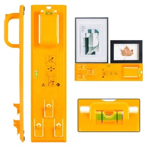 Herramienta para Colgar Cuadros en la Pared, Herramienta de Perforación de Puntos de Posicionamiento Preciso, Herramienta Multifuncional para Colgar Marcos de Cuadros con Nivel - Product Image 1