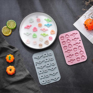 Molde de Silicona con Forma de Fantasma para Halloween, Sin BPA, Antiadherente, para Hacer Dulces Caseros, Gomitas, Chocolate, Fondant, Herramientas para Decorar Pasteles - Product Image 2