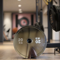 Vente en gros en usine Gym Fitness Power Lifting KG Plaque d'haltères en acier