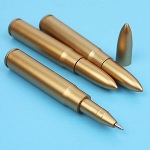 Promotional Creative Unique Retro Bullet Shape Metal Ballpoint <b>Pen</b> With Manufactures Customized Logo for School Student Gift - Product Image 3