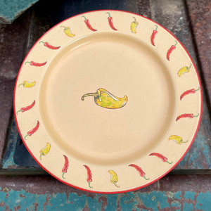 Platos redondos impresos con logotipo personalizado, 20cm, 24cm, 26cm, vajilla de cocina, lavavajillas, seguridad, esmalte, Vintage, amarillo mostaza, platos para Cena - Product Image 2