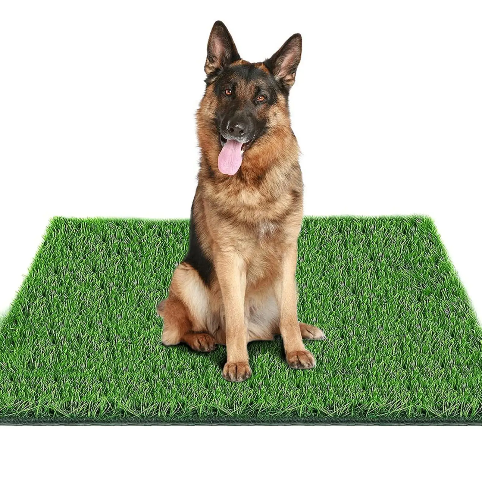 Turf Dog Potty for Indoor Outdoor Easy to Clean Reusable Artificial grass pad for dog Professional Potty Training