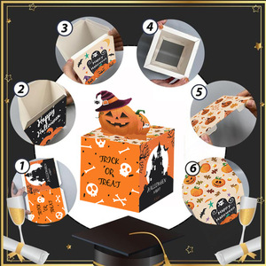 Dinero de fiesta de Halloween para regalo en efectivo, cajas de dinero divertidas para caja de extracción de efectivo, caja de explosión emergente en efectivo - Product Image 4