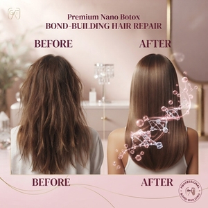 Set <span class=keywords><strong>Shampoo</strong></span> e Balsamo Nano Botox Premium per Riparazione Profonda e Trattamento Anti-Crespo - Product Image 3