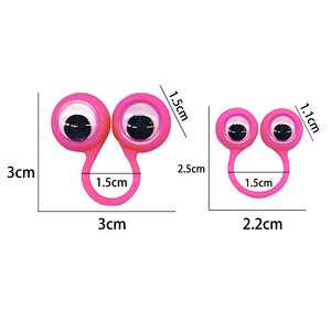 Creative Fun Party Monster Dito Anello Attività Occhio Cartone Animato Google Oculare Anello Piccolo Giocattoli Giocattolo per Bambini Per Bambini - Product Image 5