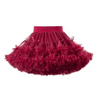Jupe tutu populaire et adorable, respirante, longueur genou, pour l'été, costume de spectacle pour filles, usage quotidien et danse