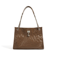 Sac à bandoulière matelassé en cuir véritable ODM OEM 2026 pour femme, sac hobo de mode de niche, sac à bandoulière grande capacité