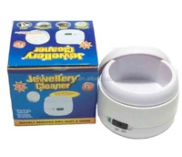 Mini nettoyeur à ultrasons pour bijoux domestiques, machine à laver à ultrasons pour bijoux portables, nettoyeur à ultrasons pour prothèses dentaires sans fil