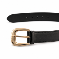 Boucles de ceinture pour hommes d'affaires, logo gravé sur mesure, alliage de zinc, métal résistant à la rouille, anti-rayures, pour ceinture en cuir