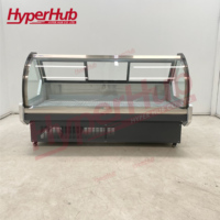 Vitrine réfrigérée horizontale pour boucherie, affichage de produits frais coupés, congélateur, réfrigérateur, vitrine pour viande tranchée, refroidissement direct