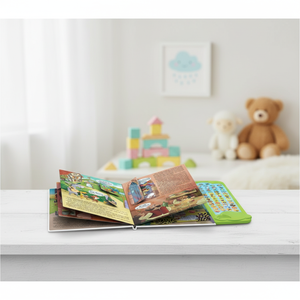 Livre cartonné rigide pour enfants avec son et musique, histoires bibliques musicales en anglais, livre audio pour enfants - Product Image 3