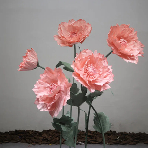 L-GF051 Wholesale Artificial Giant Organza <b>Flower</b> Giant Paper <b>Flowers</b> Giant <b>Silk</b> <b>Flowers</b> Artificial for Wedding Stage Decoration - Product Image 5