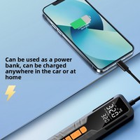 Gonfleur de pneus électrique haute précision et compresseur d'air portable avec arrêt automatique, coque ABS pour le gonflage des pneus de véhicule